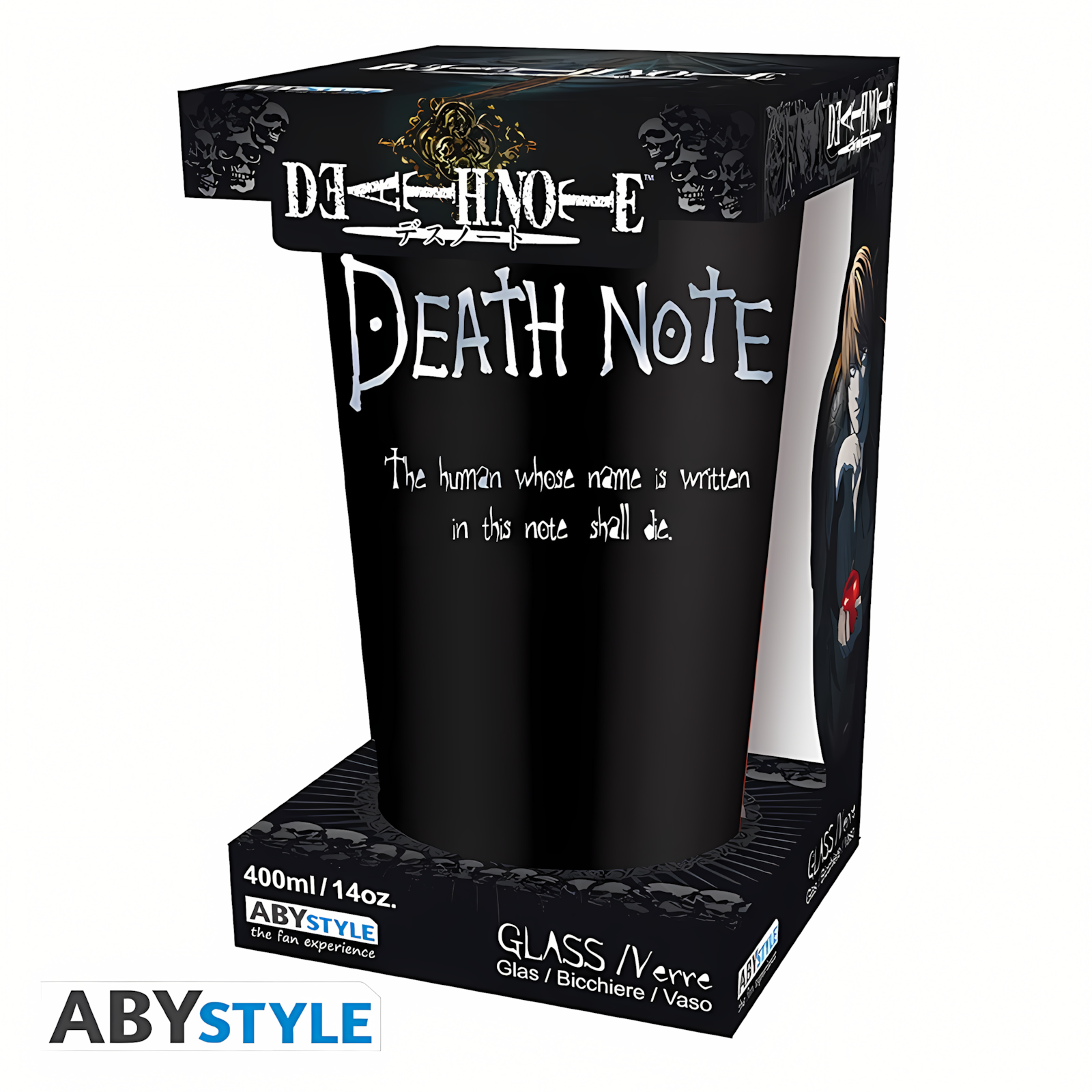 Abysse: Death Note - Large Glass Matte 400ml - Ryuk