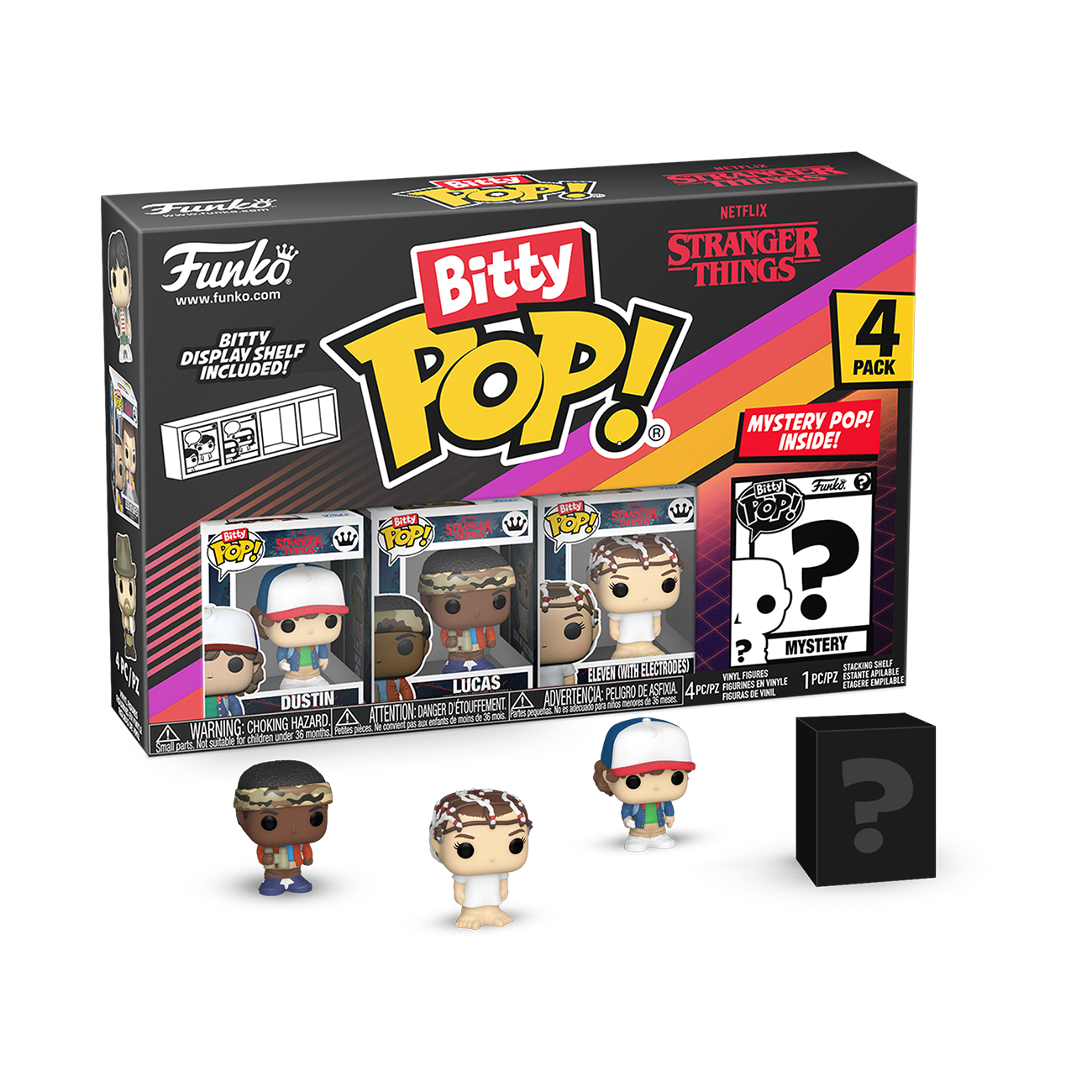 Bitty POP!: Dustin (4pk) - Stranger Things