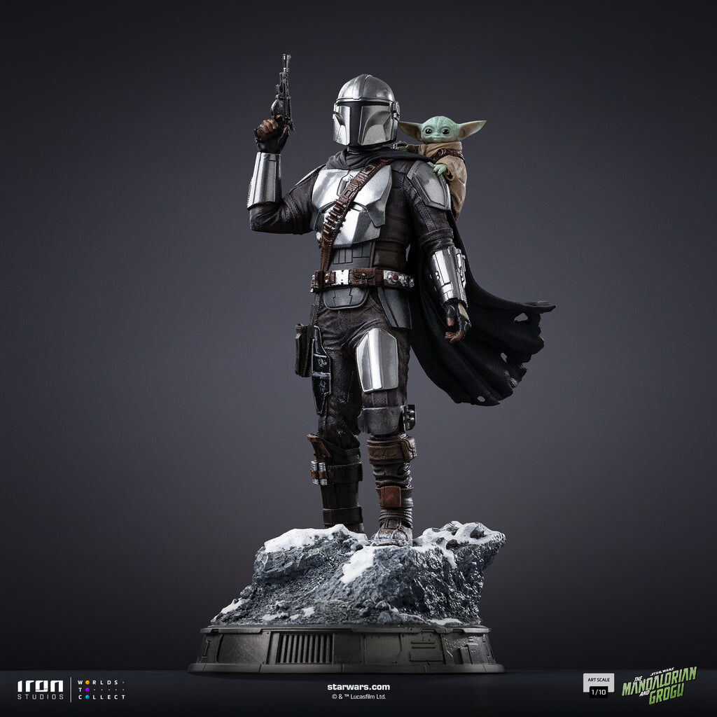 Iron Studios | The Mandalorian and Grogu | Mandalorian and Grogu Movie Art Scale 1/10