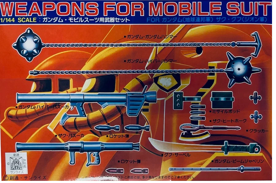 Bandai: Weapons for Mobile Suit – Mobile Suit Gundam (1/144)