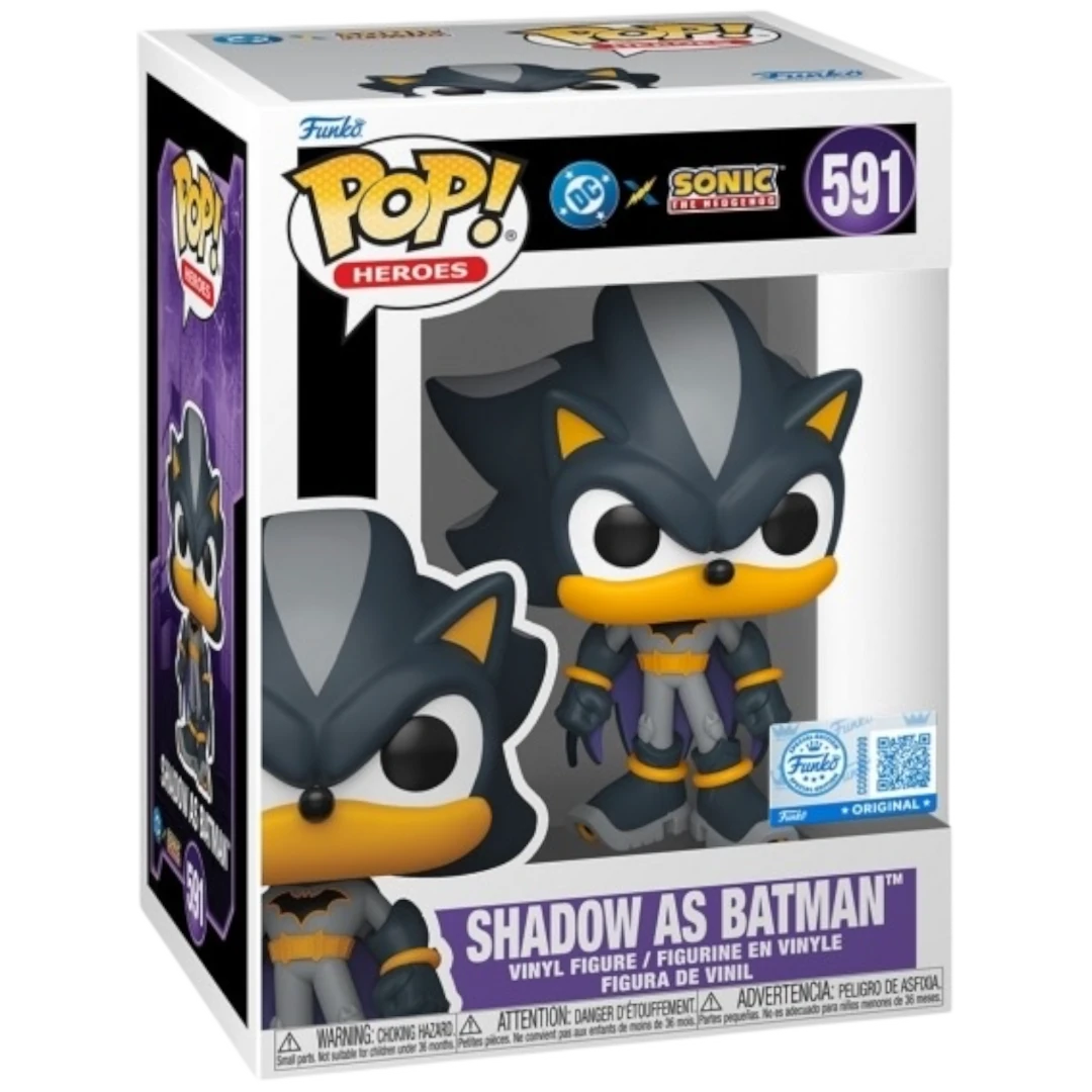 POP! Heroes: Shadow as Batman - DC Justice League and Sonic