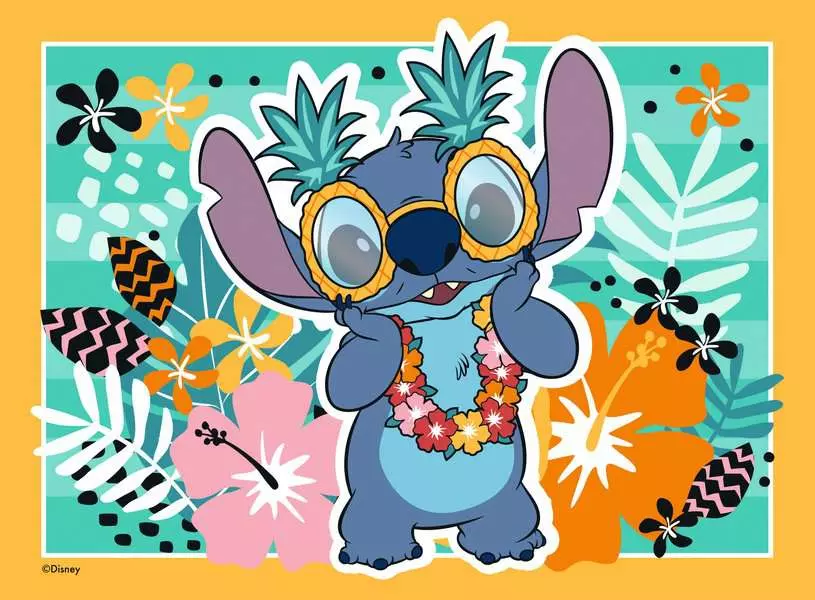 Ravensburger | Disney Stitch 4x35 Teile | Speedy Puzzle