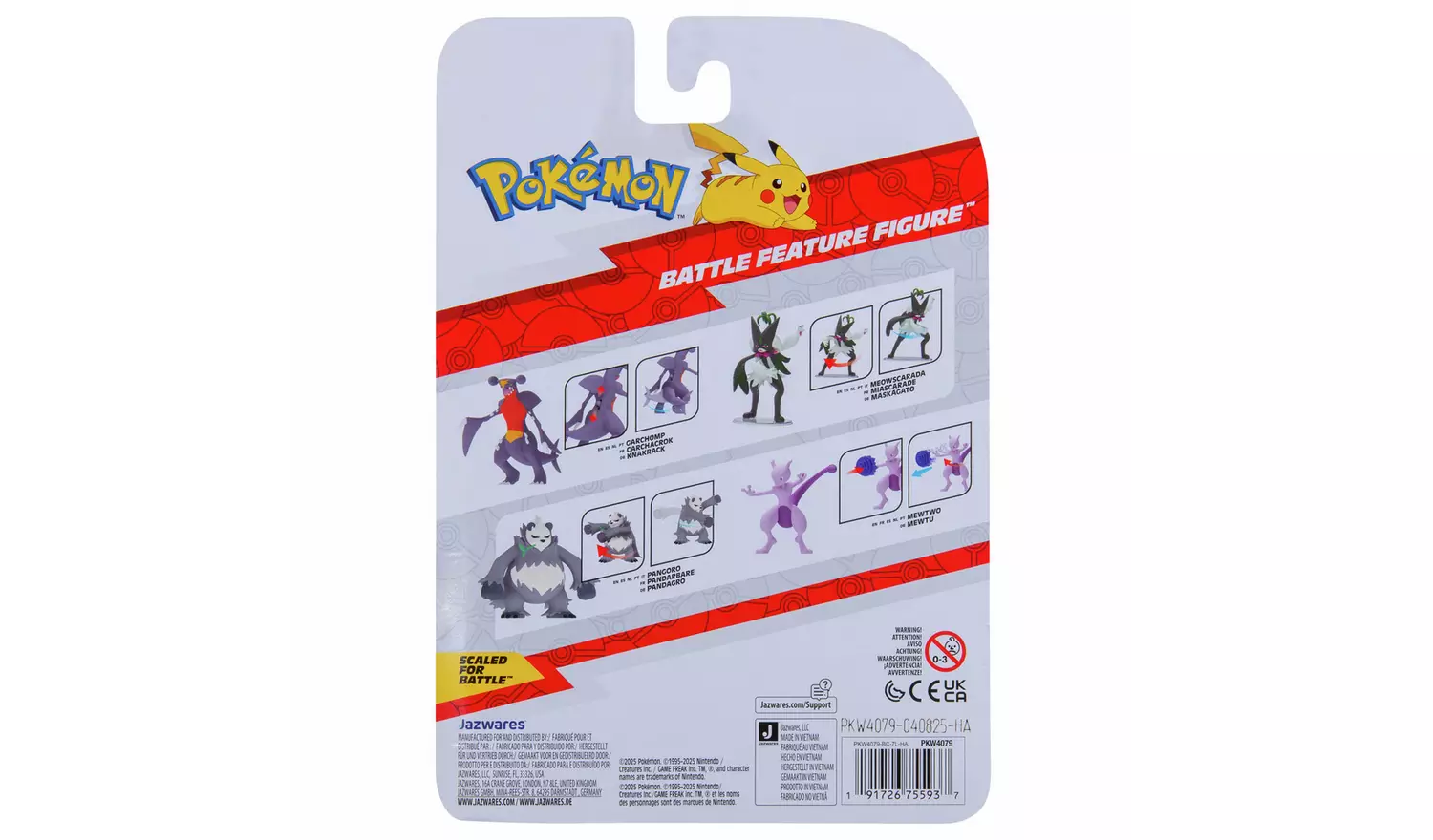 Pokémon | Pandagro | 11,5cm Battle Feature Figure