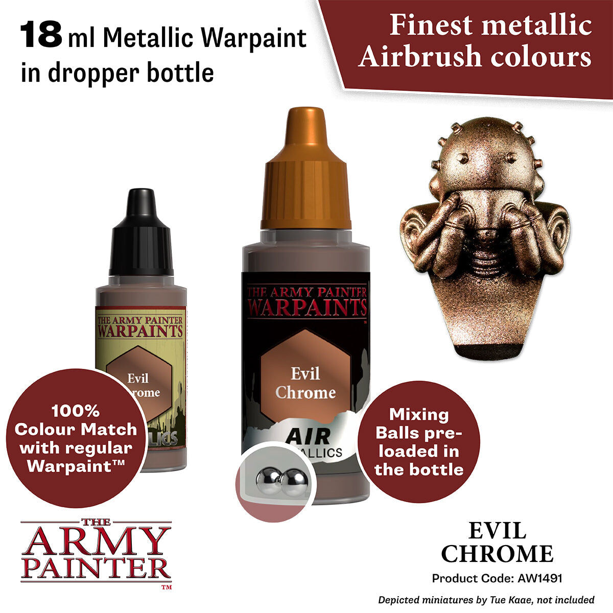 The Army Painter - Evil Chrome - Warpaints Air Metallics
