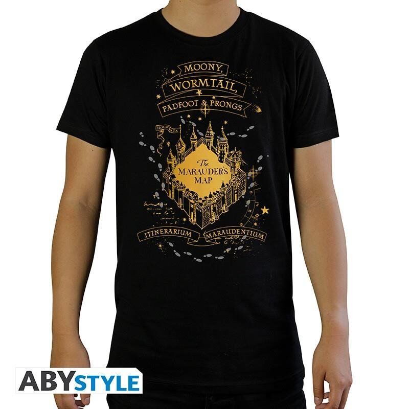 Abysse | Harry Potter The Marauders | Basic T-Shirt Herren (XS)