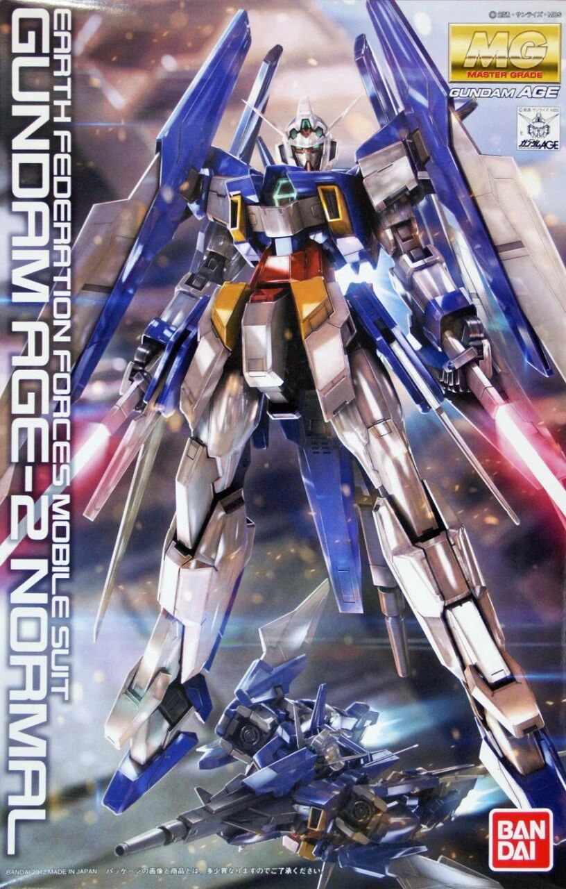 Bandai | MG Gundam Age-2 Normal Earth Federation Forces Mobile Suit | Mobile Suit Gundam AGE (1/100)