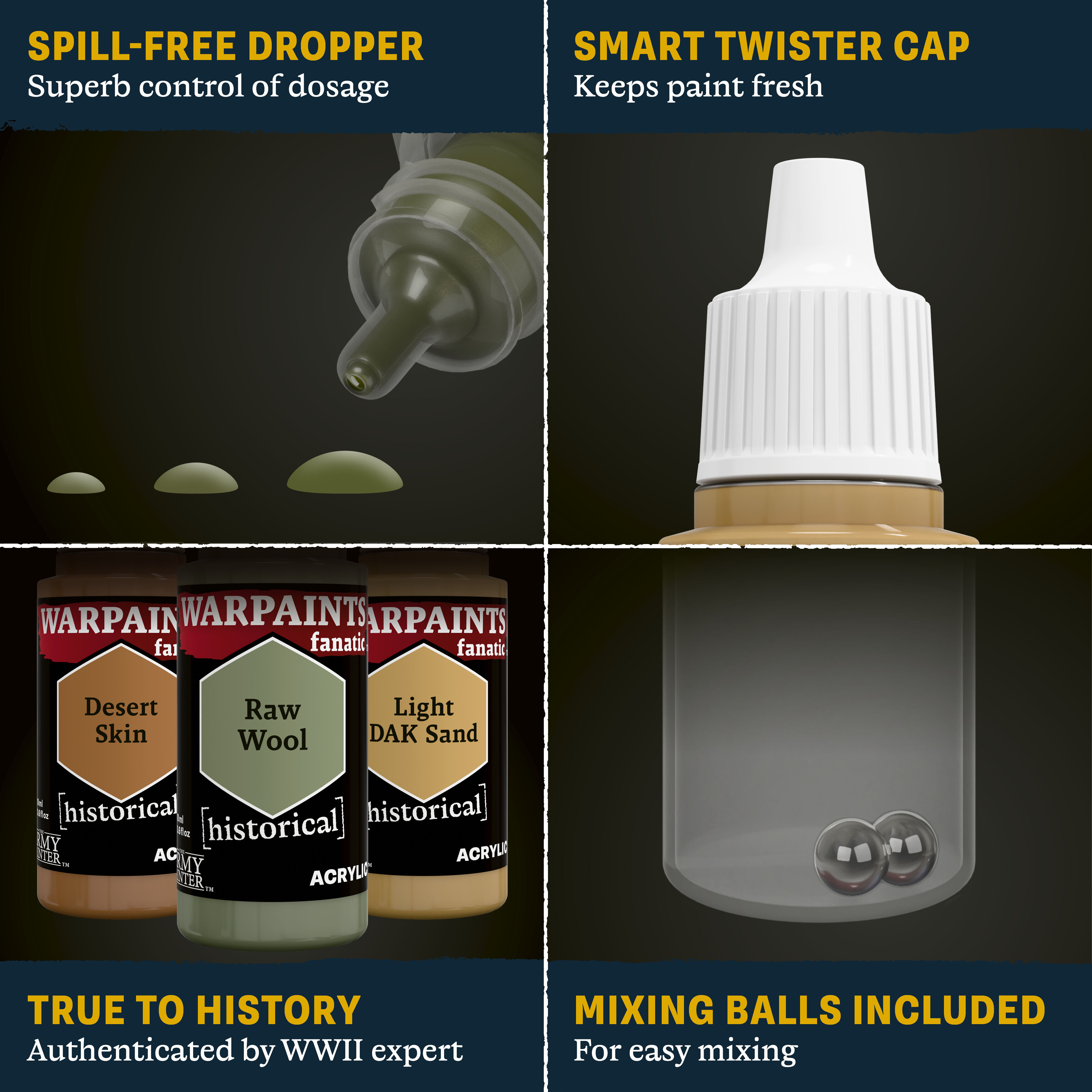 The Army Painter | Historical: WWII German Afrika Korps | Paint Set