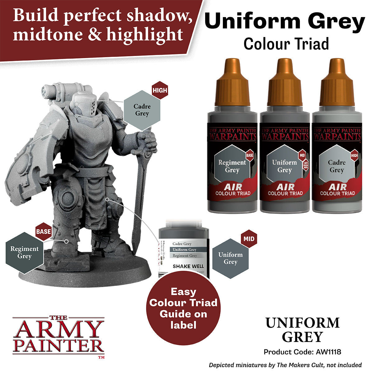 The Army Painter - Uniform Grey - Warpaints Air