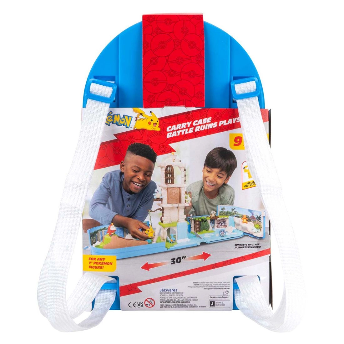 Jazwares | Pokémon Kampfruinen | Tragetasche Spielset