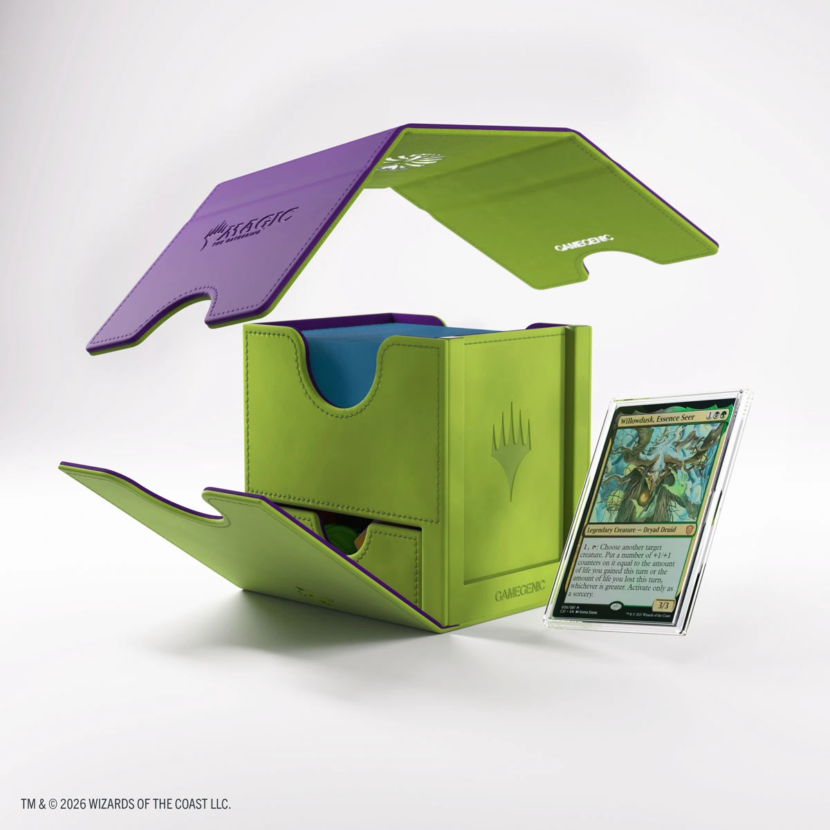 Gamegenic | Secrets of Strixhaven - Grün/Lila | Deckbox Sidekick Plus100+ XL
