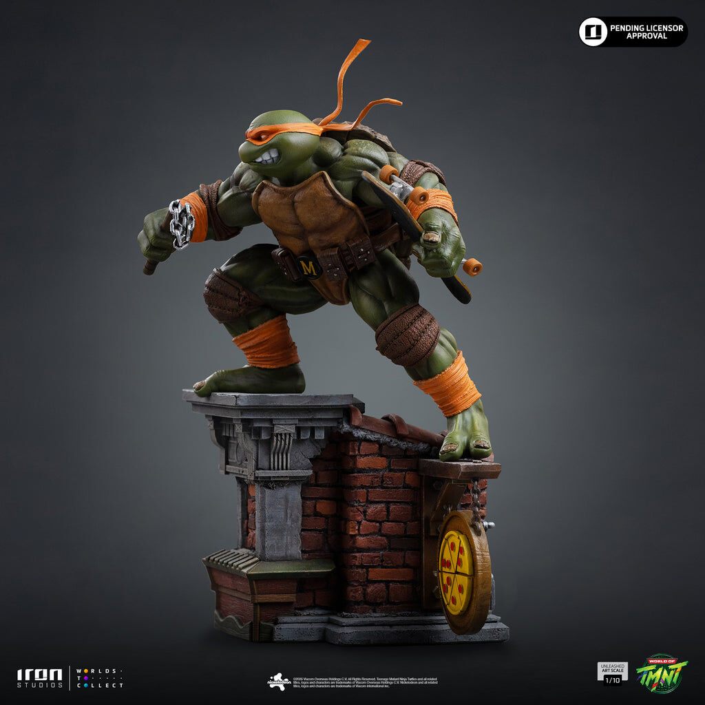 Iron Studios | Michelangelo Unleashed | Teenage Mutant Ninja Turtles Art Scale 1/10