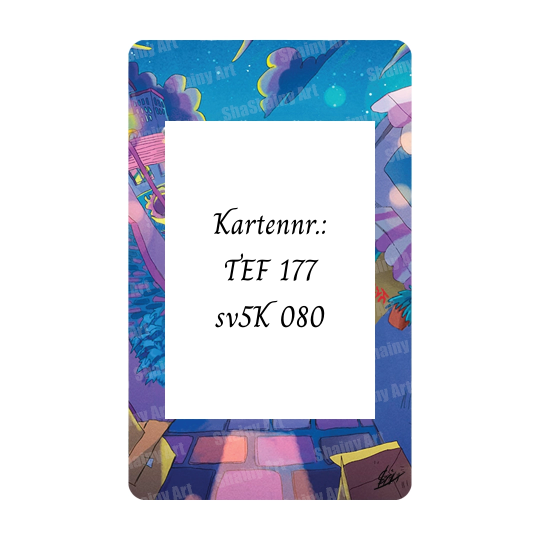 Blossom | Nebulak | Extended Art Acryl Case für Pokémon