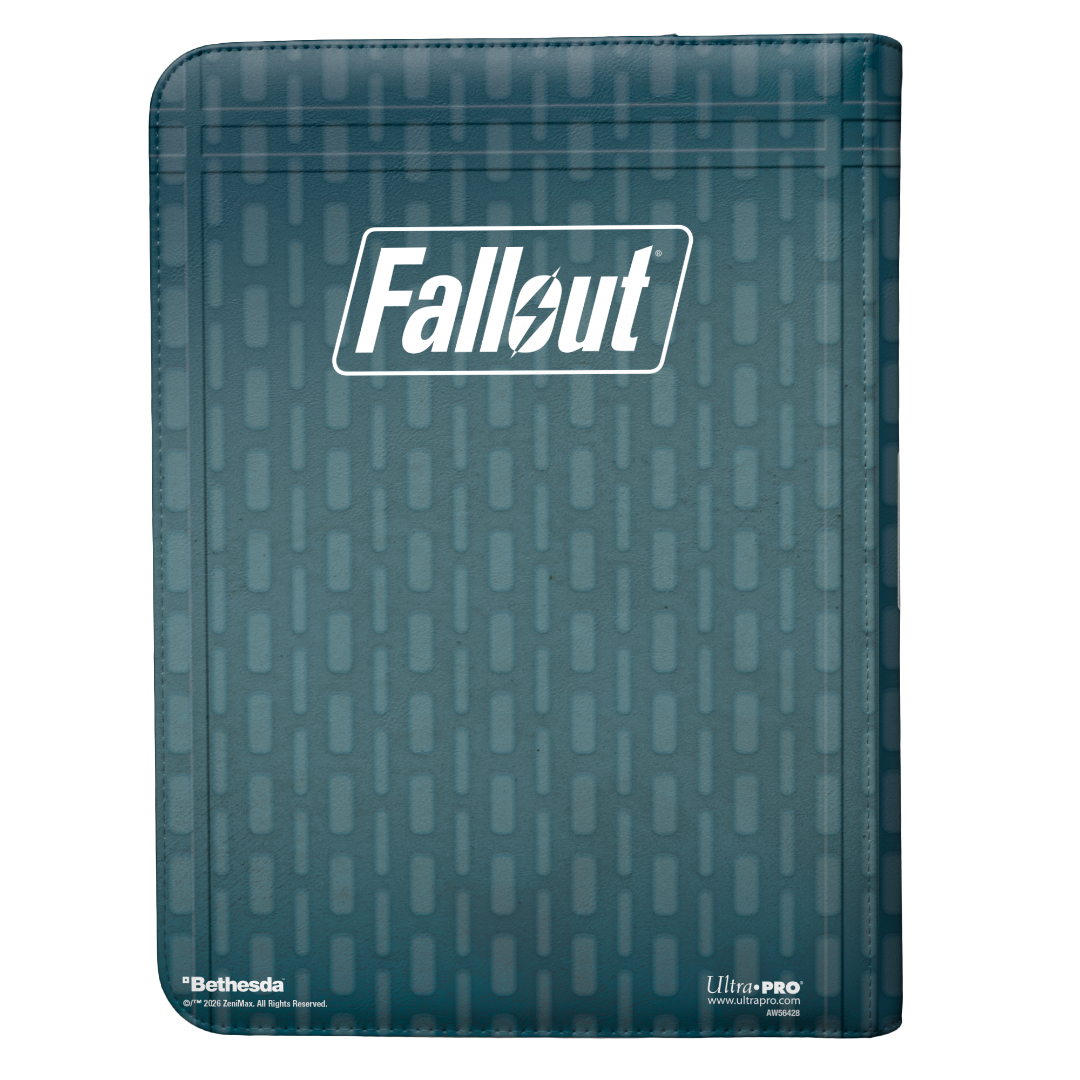 Ultra Pro | Fallout |  Vault Boy - Good Morning/Good Evening Lenticular 9-Pocket Zippered Premium Pro-Binder