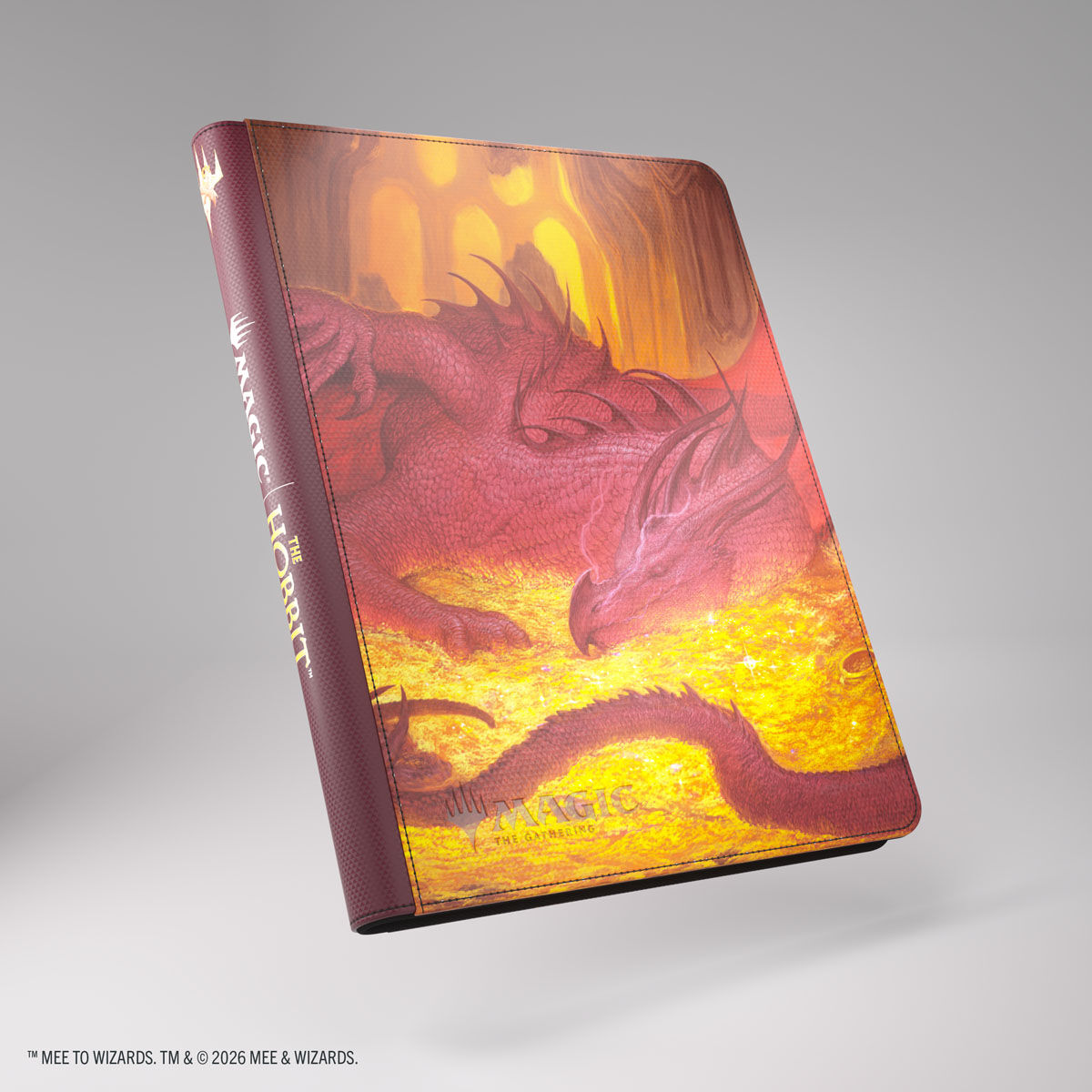 Gamegenic | MTG: The Hobbit - Smaug's Mox Amber |  Zip-Up Album 18-Pocket
