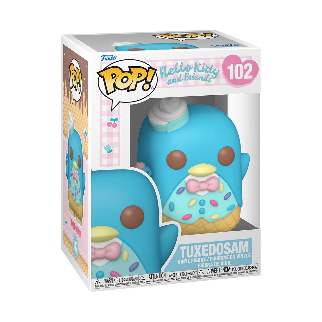 POP! Sanrio: Tuxedo Sam with Ice Cream - Hello Kitty