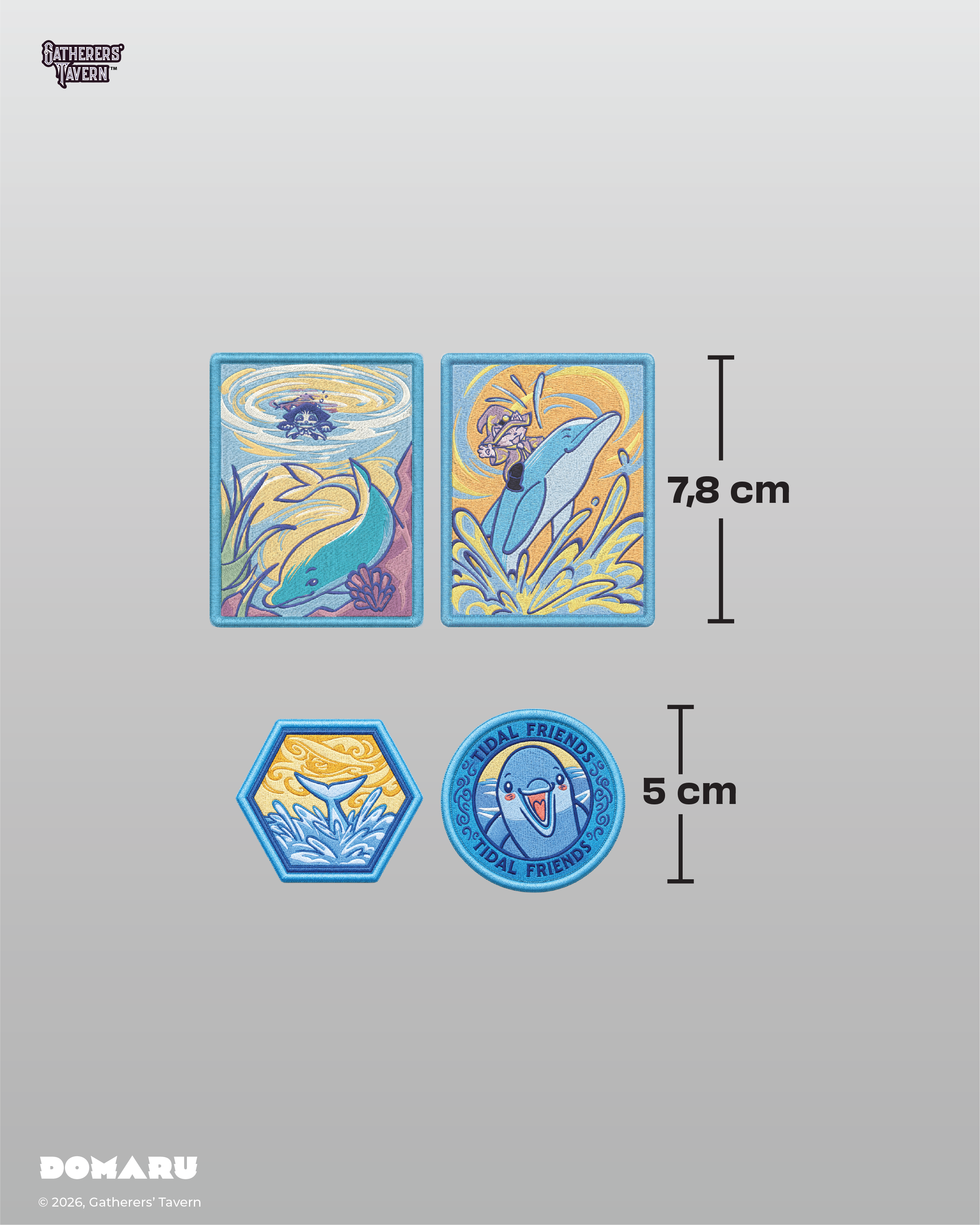 Gatherers' Tavern | Wave Dancer Deco Patch DOMARU | Binder 12-Pocket