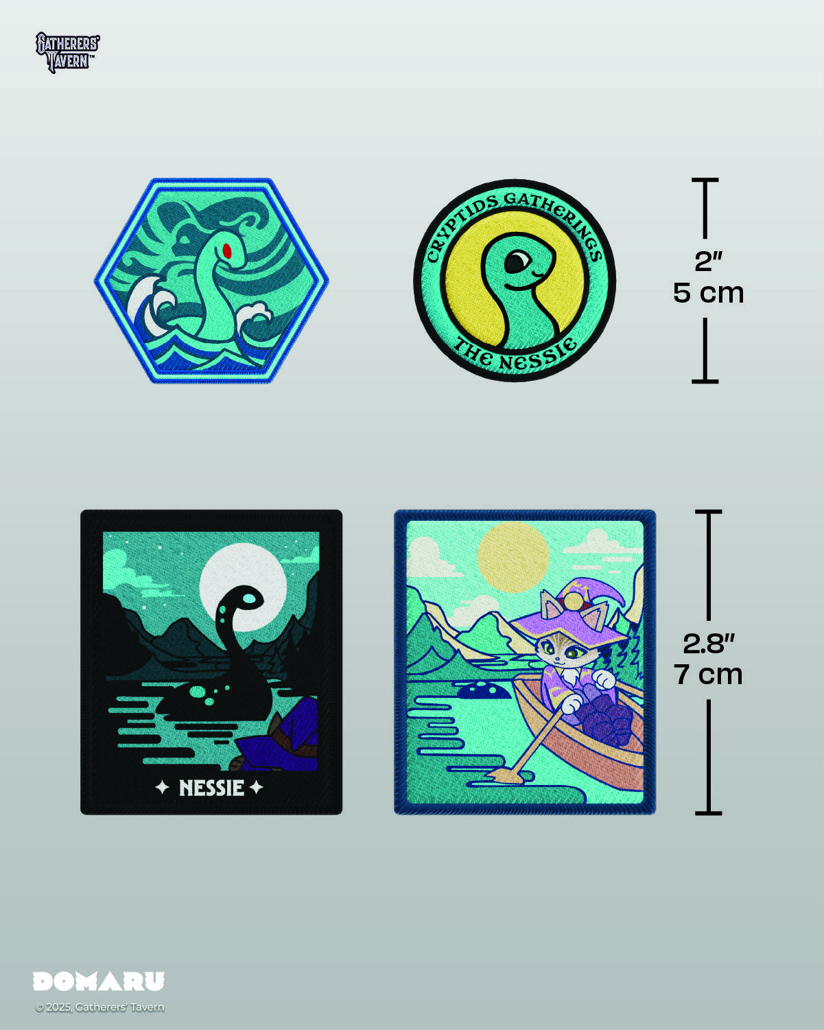 Gatherers' Tavern | Turquoise Loch Deco Patch DOMARU | Binder 12-Pocket