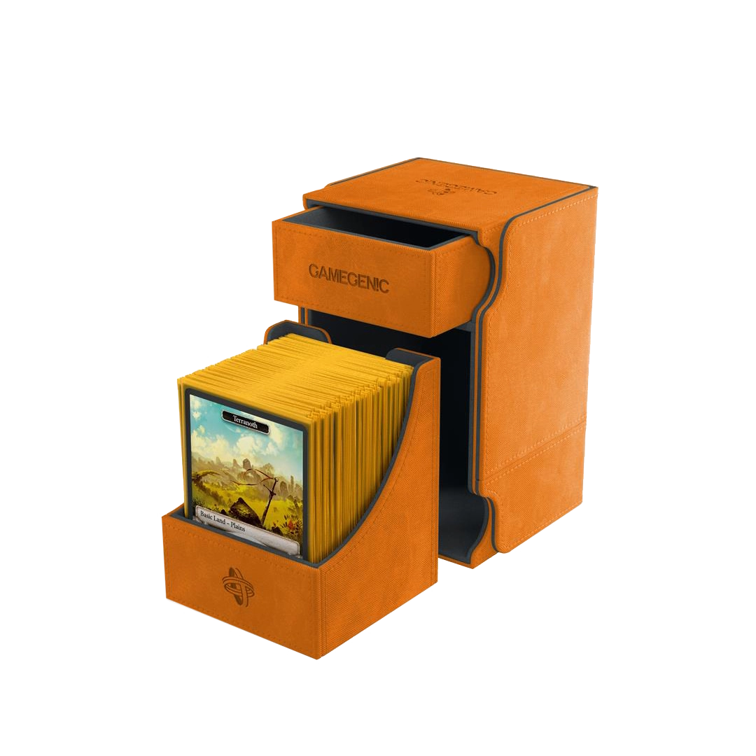 Gamegenic - Deckbox Convertible Watchtower 100+ Stil: Orange