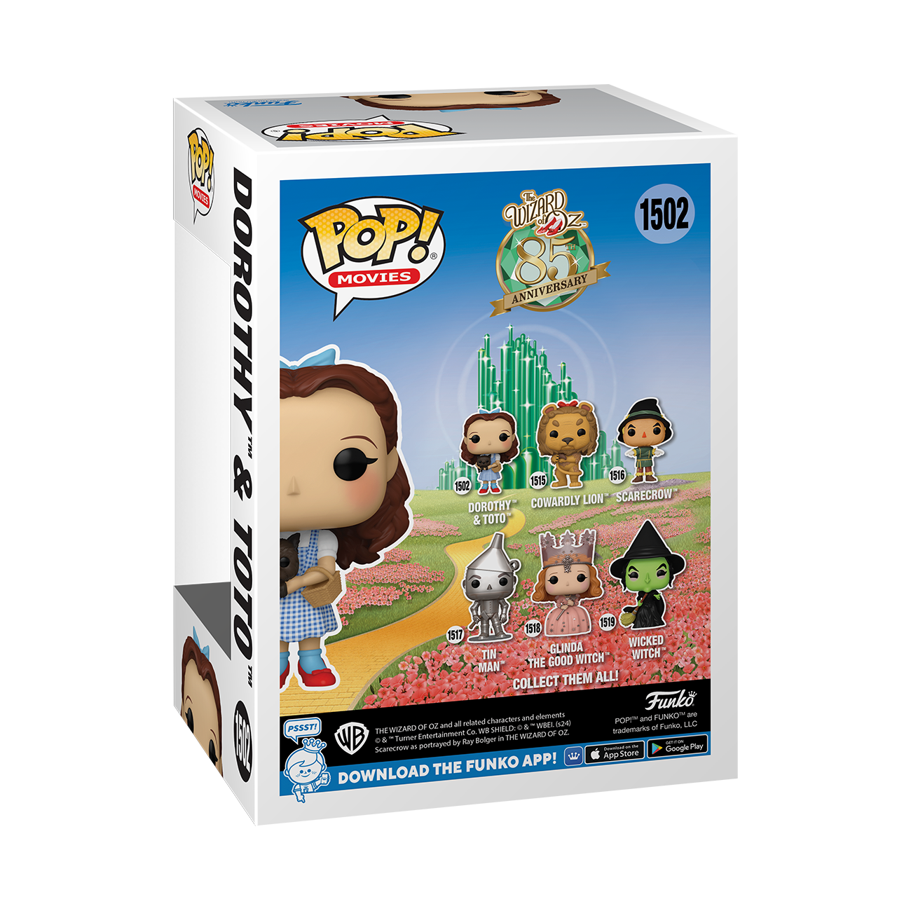 POP! Movies: Dorothy & Toto (85th Anniversary) - The Wizard of Oz