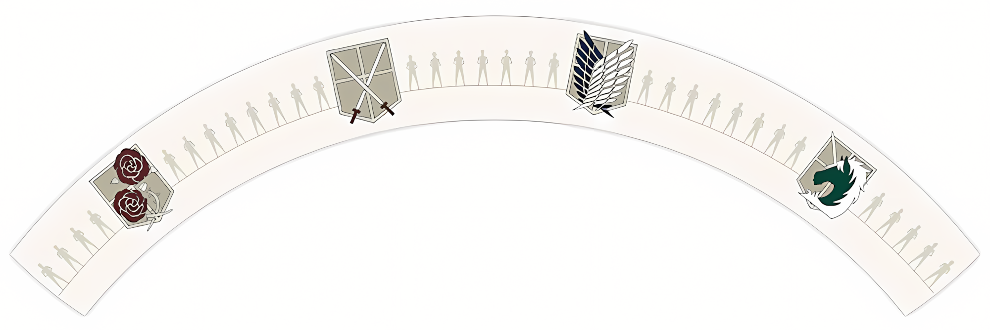 Abysse: Attack on Titan - Bowl (600ml) - Emblems S3