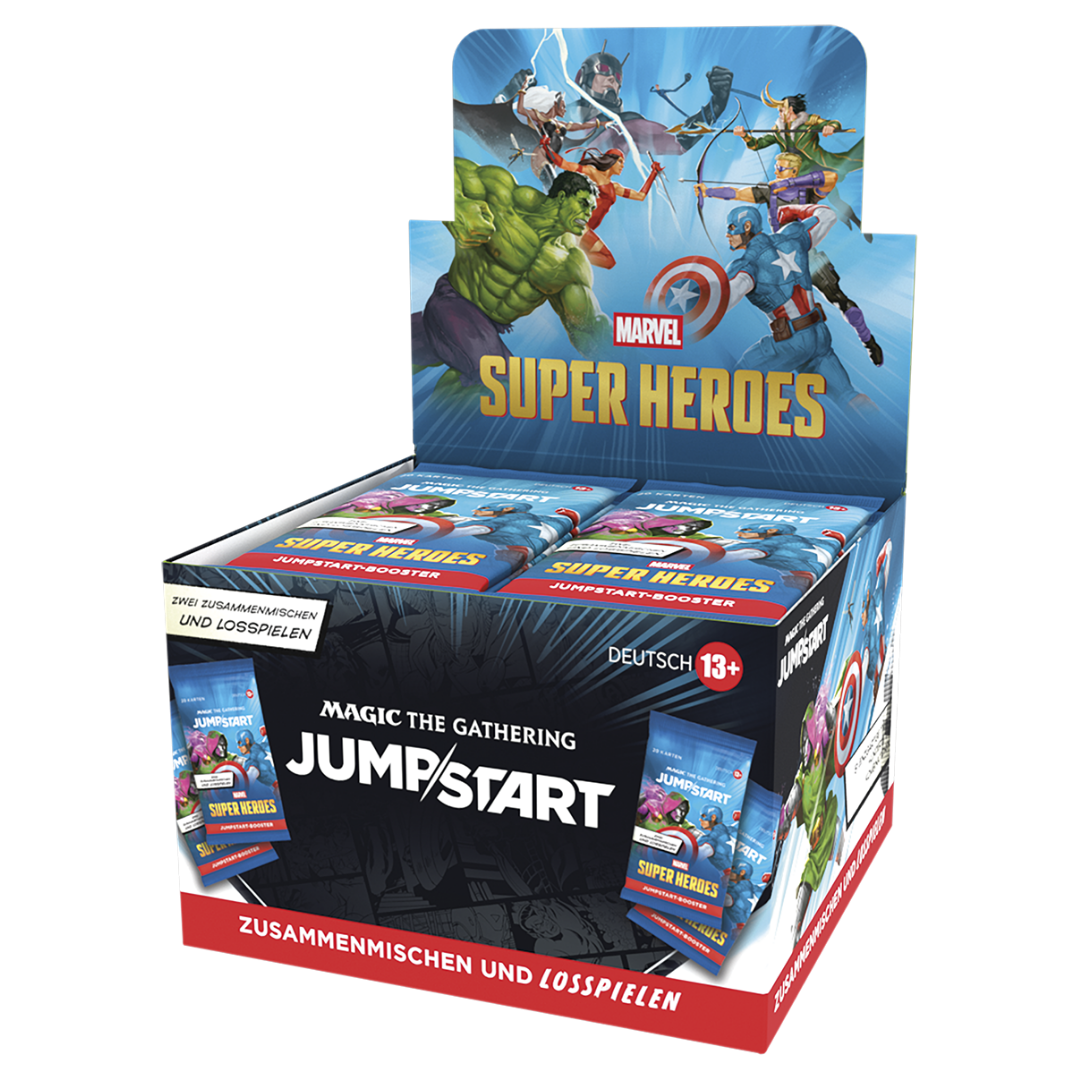 Magic: The Gathering | Marvel Super Heroes | Jumpstart Booster Display (DE)