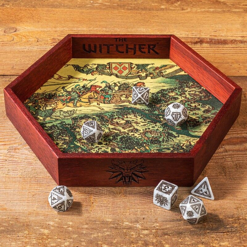 Q Workshop | The Witcher | Wooden Dice Tray