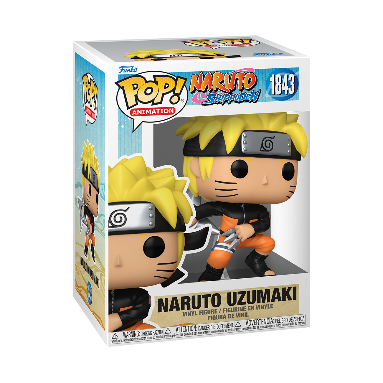 POP! Animation: Naruto Uzumaki with Kunai & Shuriken - Naruto Shippuden (CH)