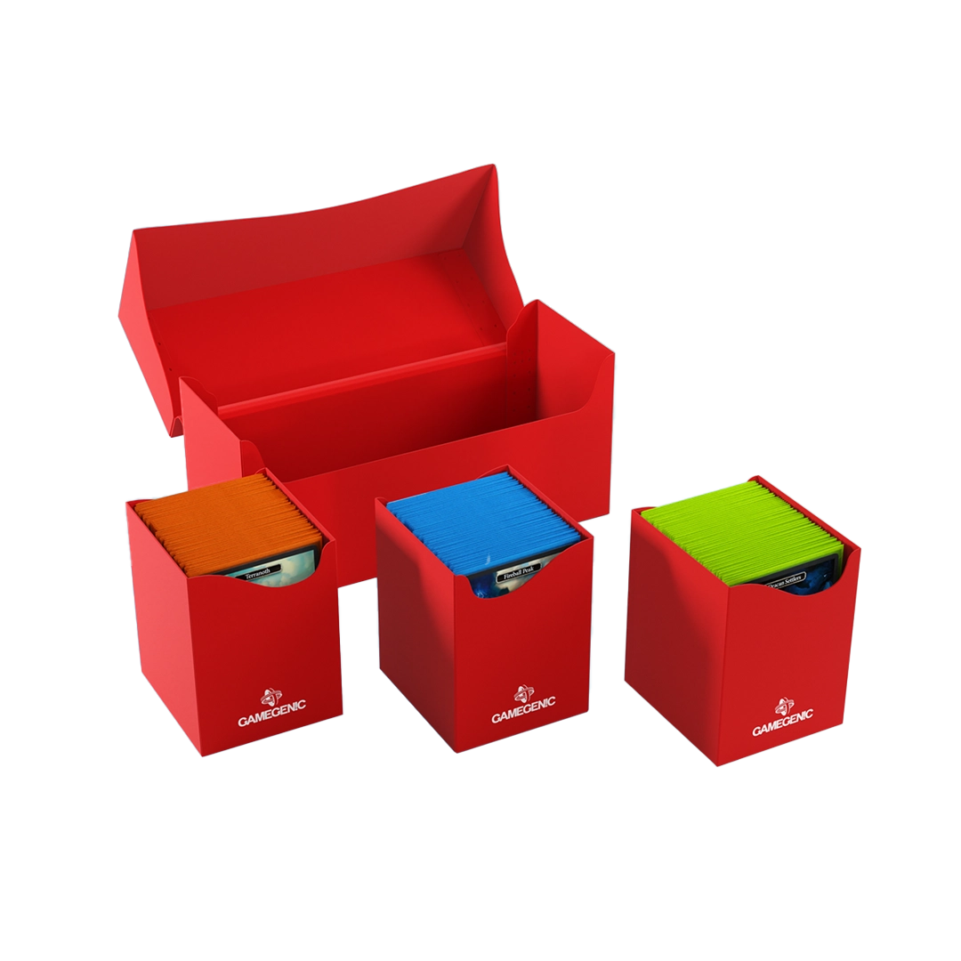 Gamegenic - Deckbox Triple Deck Holder 300+ XL Stil: Rot