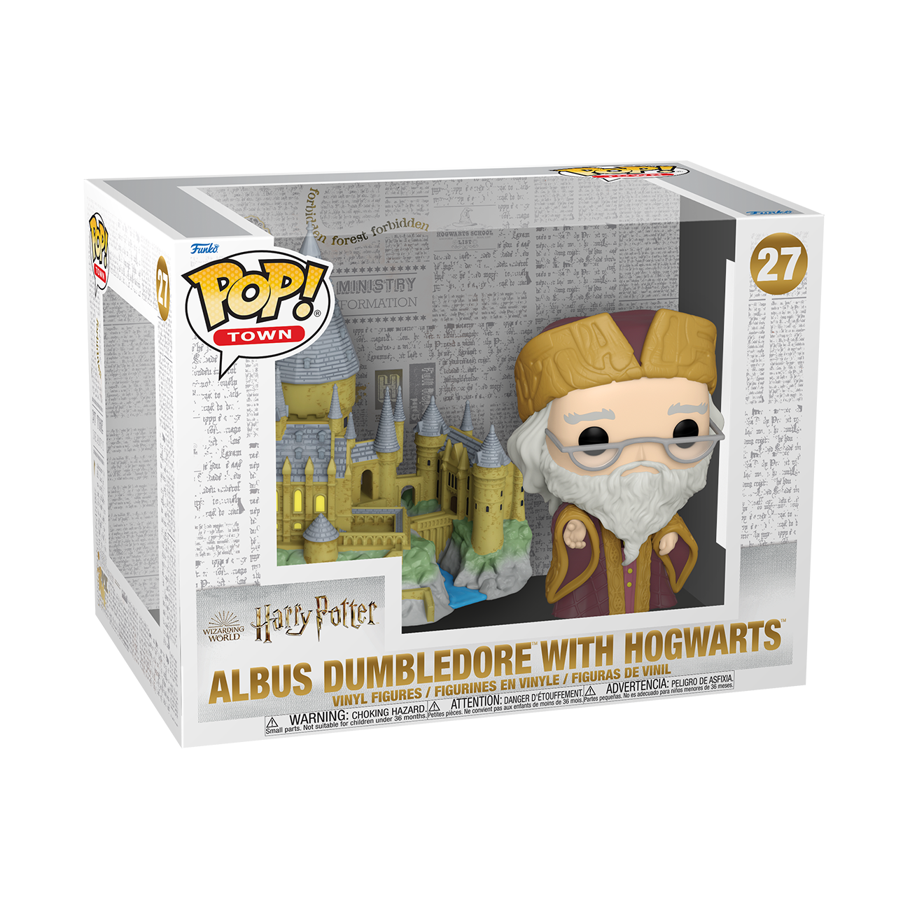 POP Town: Albus Dumbledore with Hogwarts - Pop! Town