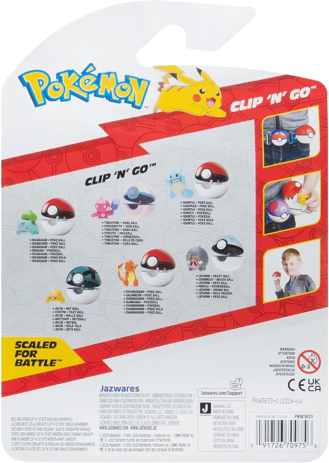 Pokémon | Ferkuli mit Schwerball | Clip 'N' Go