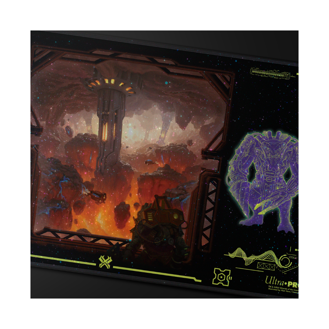 Ultra Pro - Edge of Eternities - Kavaron, Memorial World Holofoil - Playmat for Magic: The Gathering
