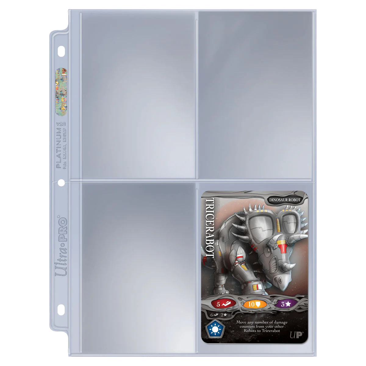Ultra Pro Command Ultra Pro: Ultra PRO Platinum Series 4-Pocket Pages - 25 count retail ...