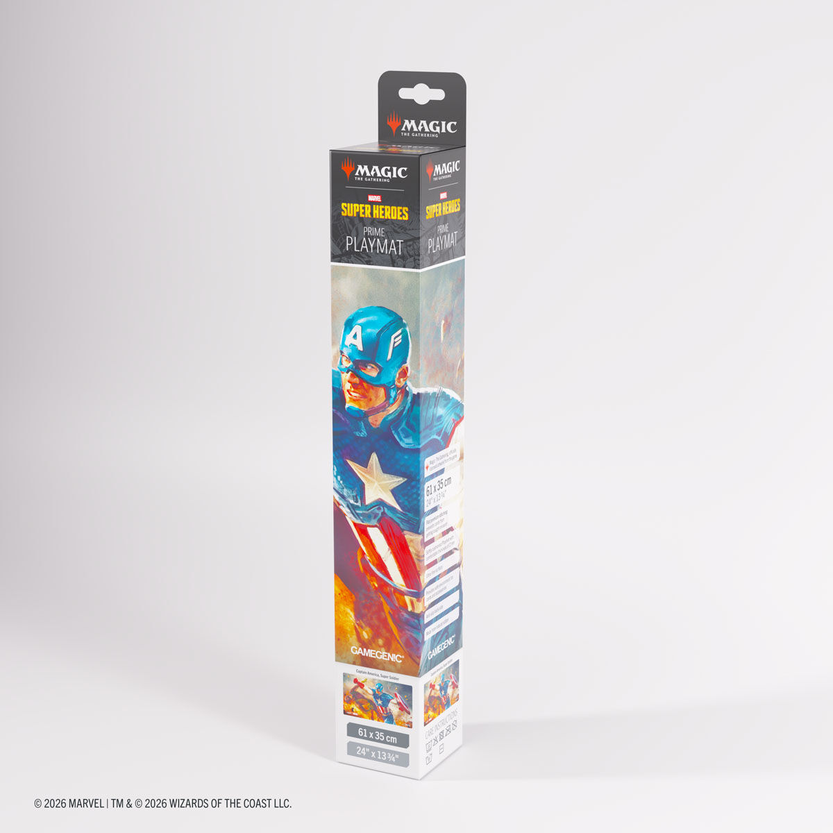 Gamegenic | Marvel Super Heroes - Captain America, Super Soldier | Prime Playmat