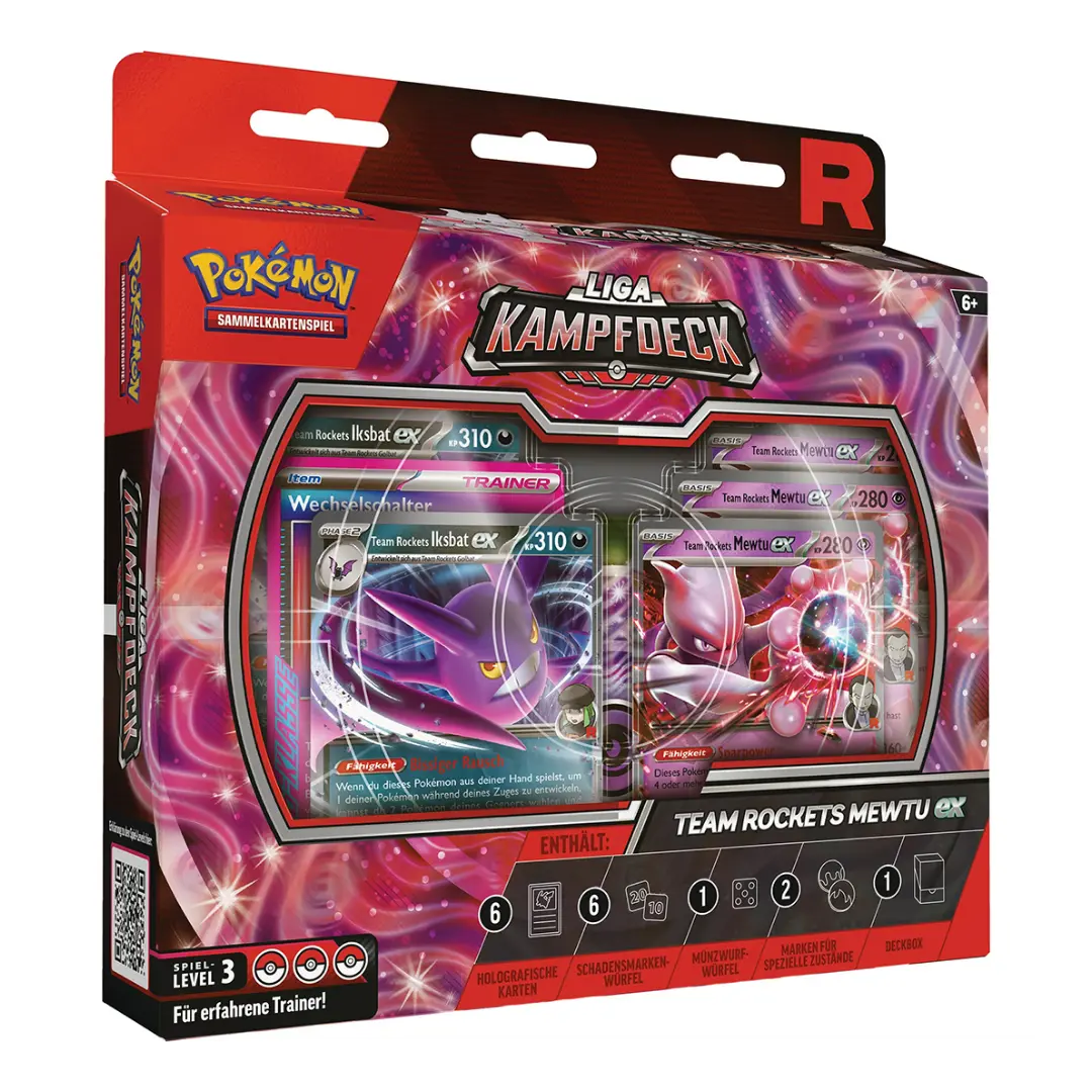 Pokémon TCG | Team Rockets Mewtu EX | Liga-Kampfdeck (DE)
