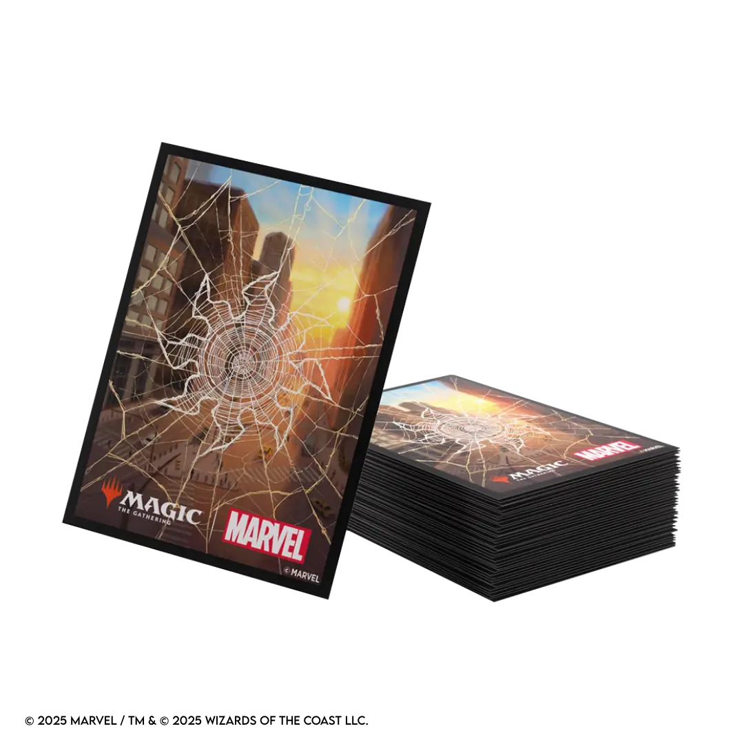 Gamegenic | Magic: The Gathering - Spider-Man / Plains | Premium Art Sleeves (105 Stück)