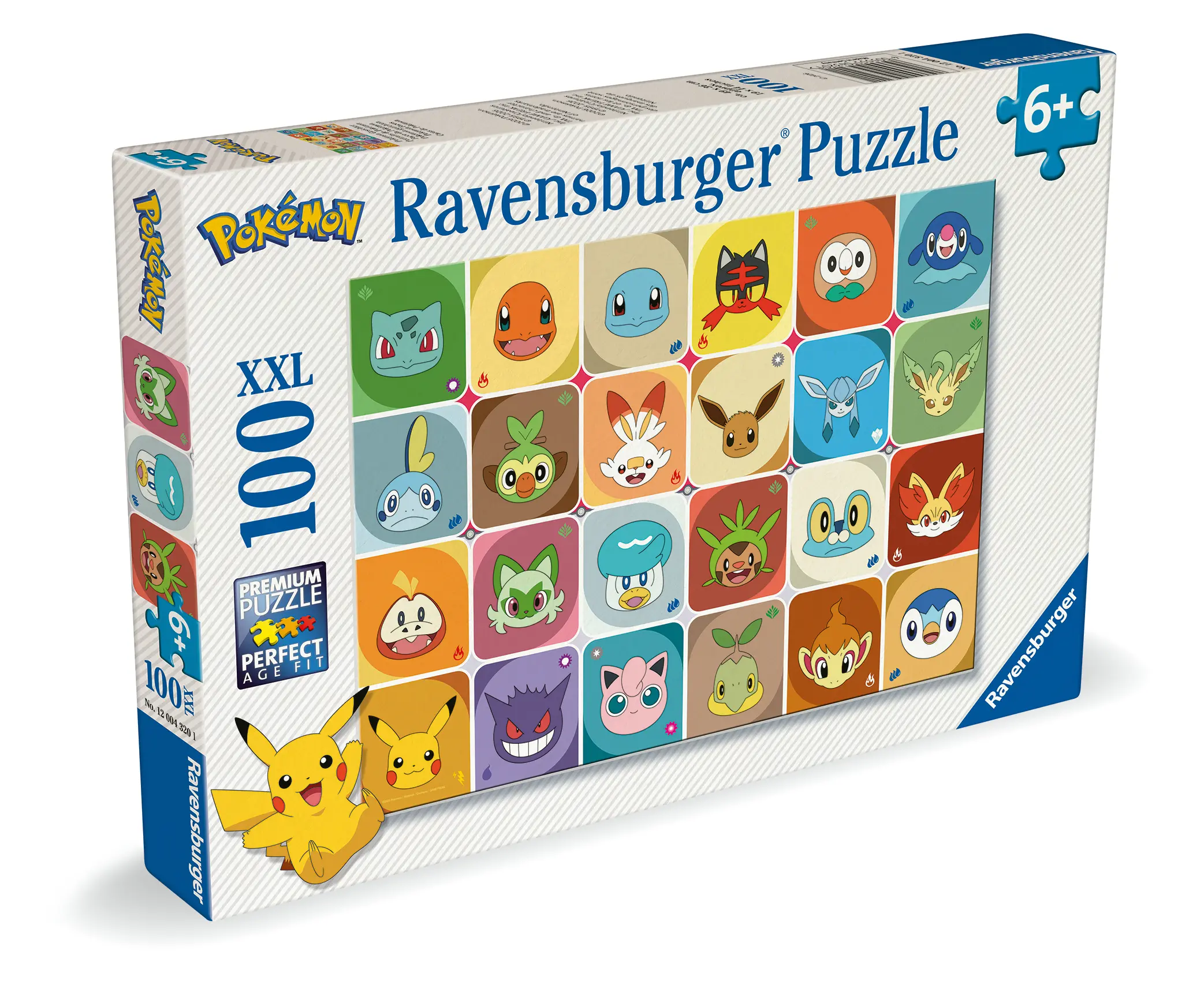 Ravensburger | Pokémon Gesichter | 100 XXL Teile Puzzle