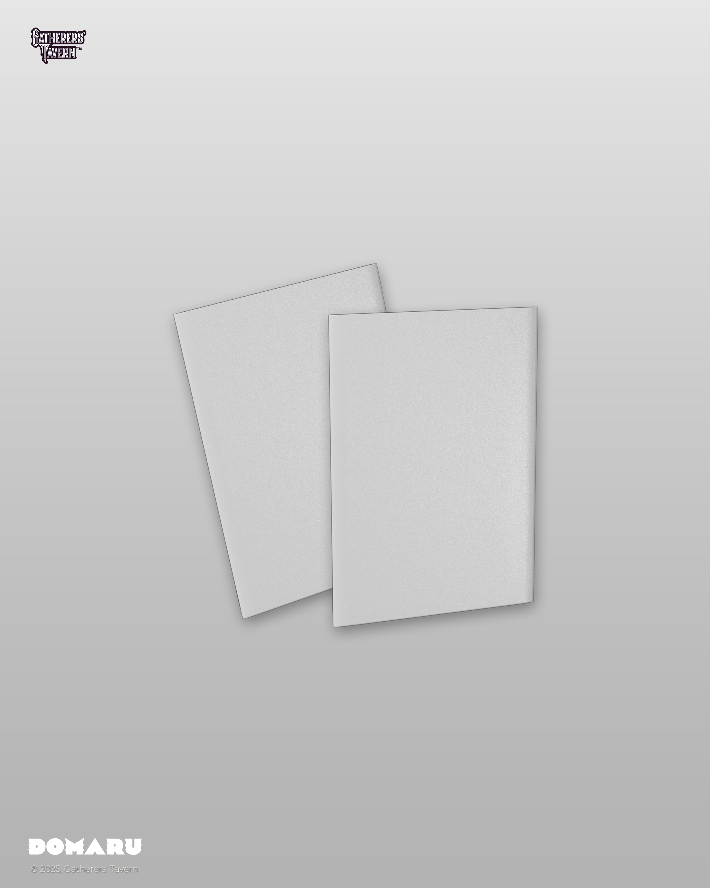 Gatherers' Tavern | Regular Fit Standard Sleeves Sanctum White | Domaru (100 Sleeves)