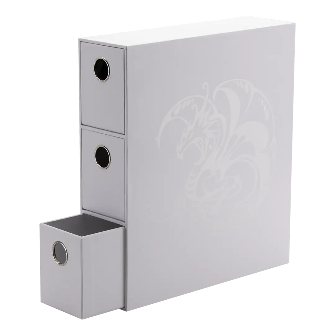 Dragon Shield: Fortress Card Drawers - White