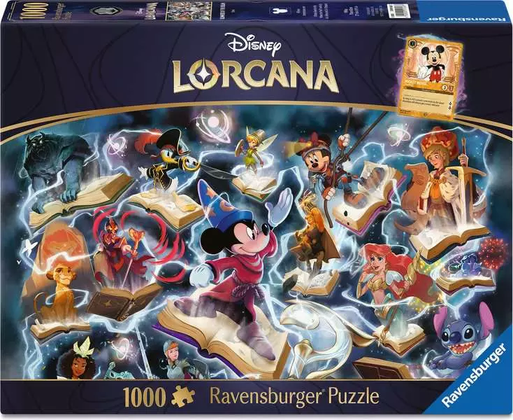 Ravensburger | Disney Lorcana Glimmers of the Realm Steel | 1000 Teile Puzzle