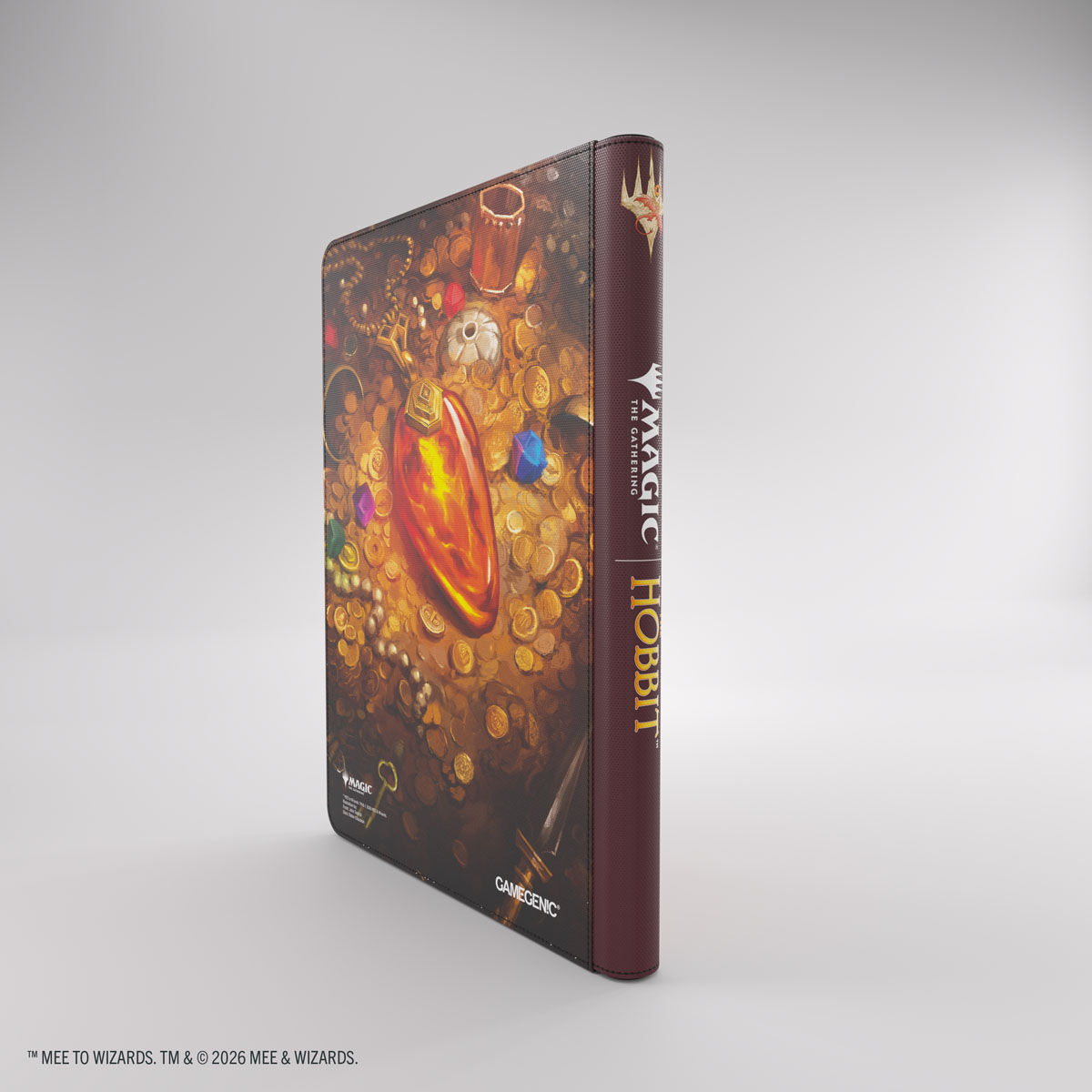 Gamegenic | MTG: The Hobbit - Smaug's Mox Amber |  Zip-Up Album 18-Pocket