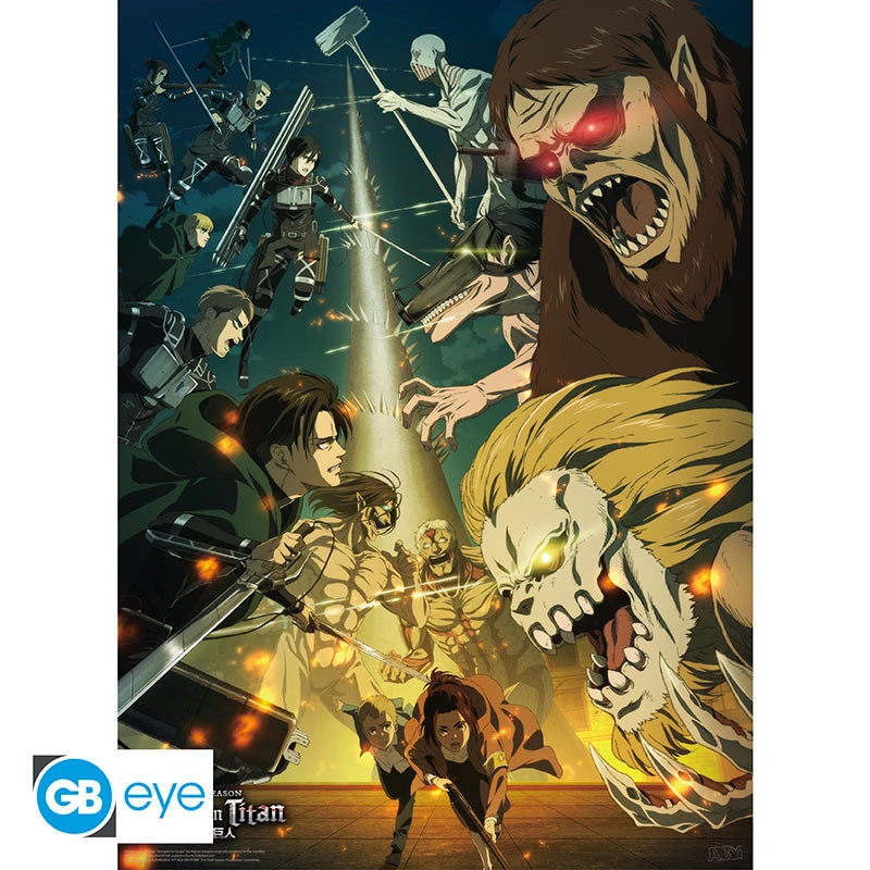 Abysse: Attack on Titan - Chibi Set 2 Poster (52 x 38cm) - Set 2