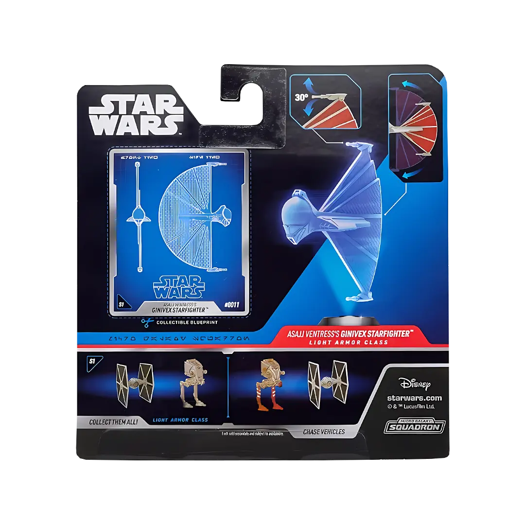Jazwares: Star Wars - Ginivex C.S - Raumschiff 8cm (inklusive 1er Spielfigur)