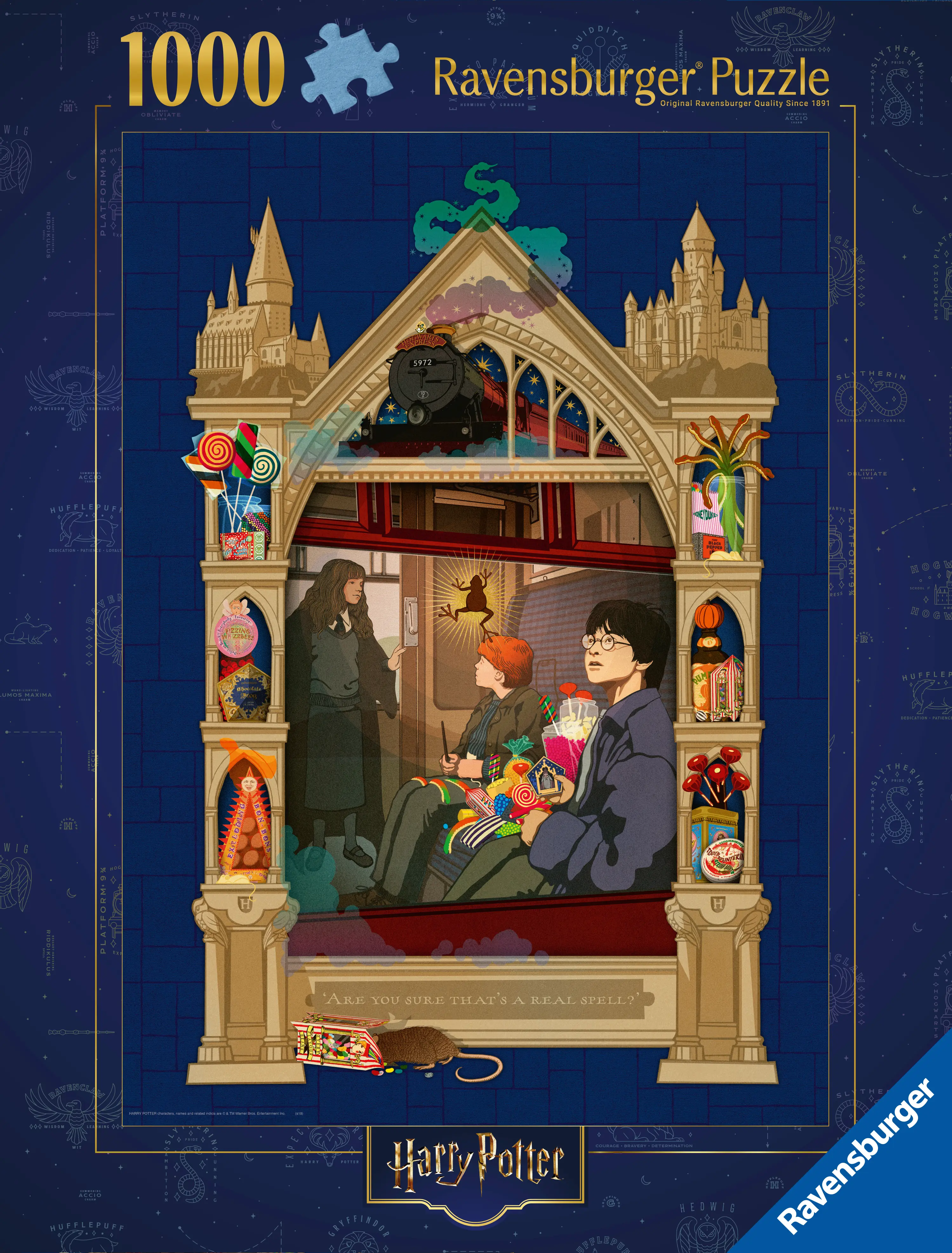 Ravensburger | Harry Potter auf dem Weg nach Hogwarts | 1000 Teile Puzzle