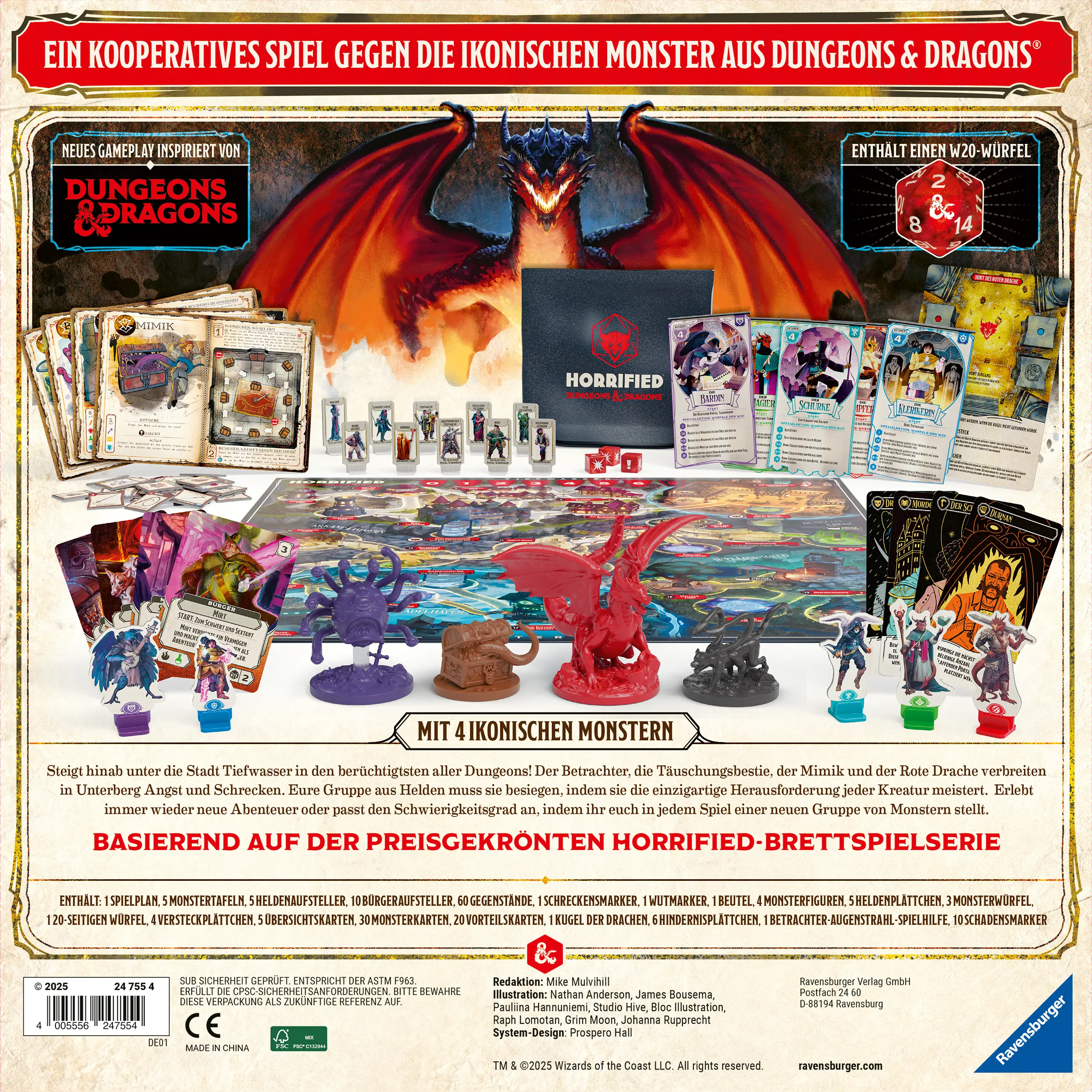 Ravensburger | Horrified Dungeons & Dragons | Gesellschaftsspiel