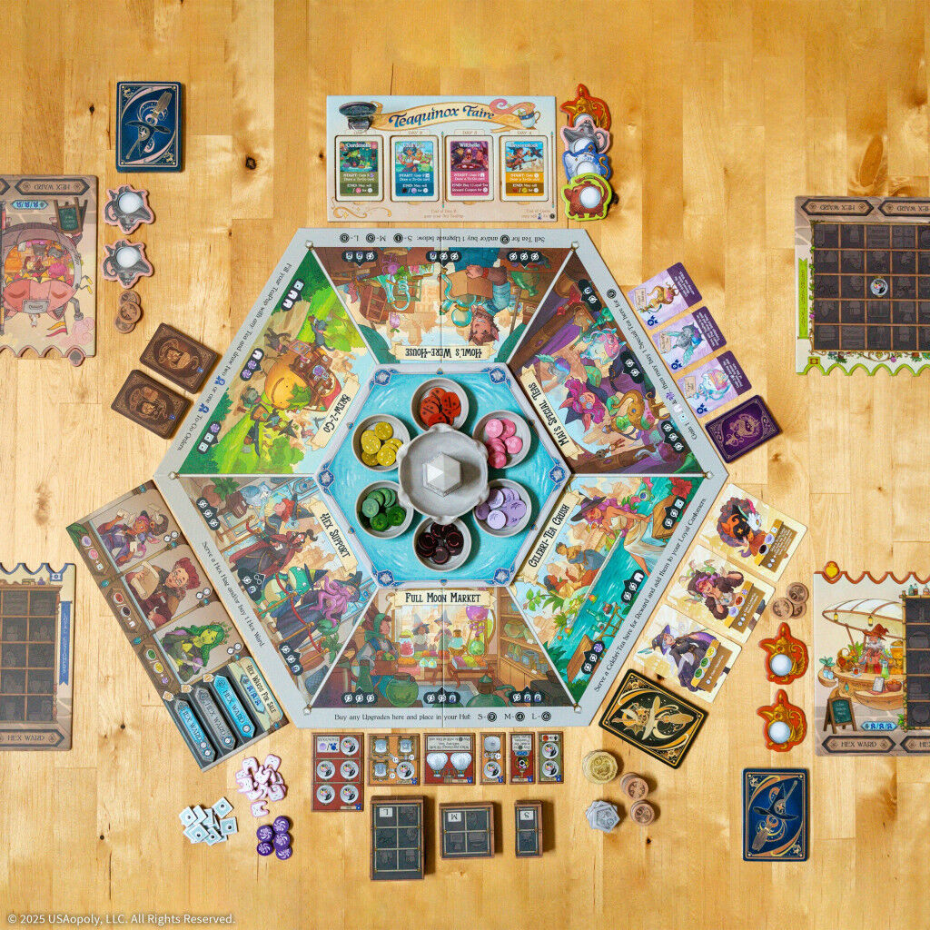 Usaopoly | Tea Witches (EN) | Board Game