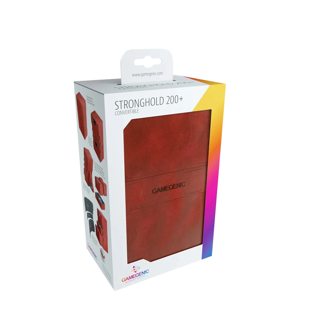 Gamegenic - Deckbox Convertible Stronghold 200+ Stil: Rot