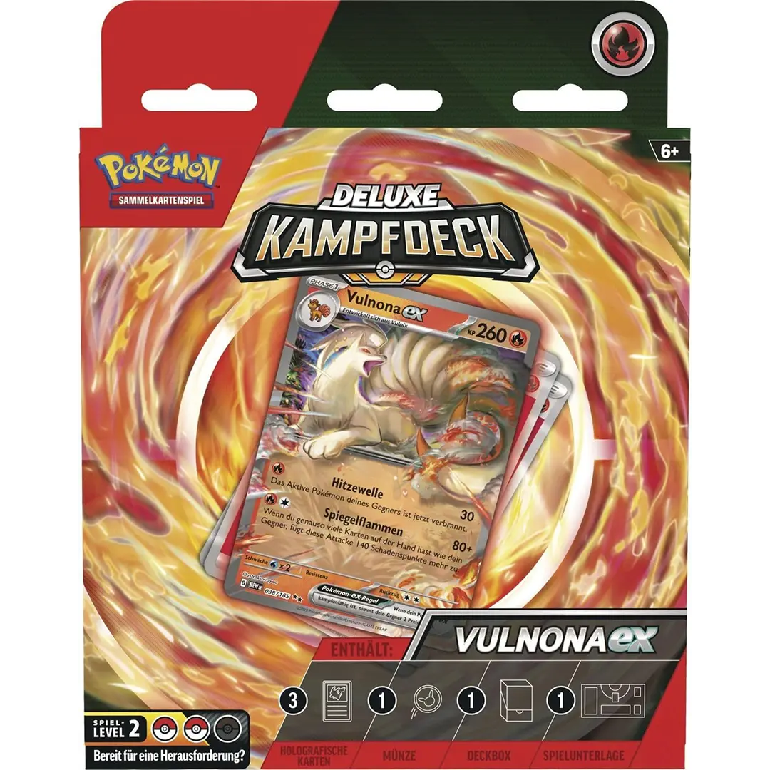 Pokémon TCG | Vulnona/Zapdos Ex | Deluxe Kampfdeck (DE)