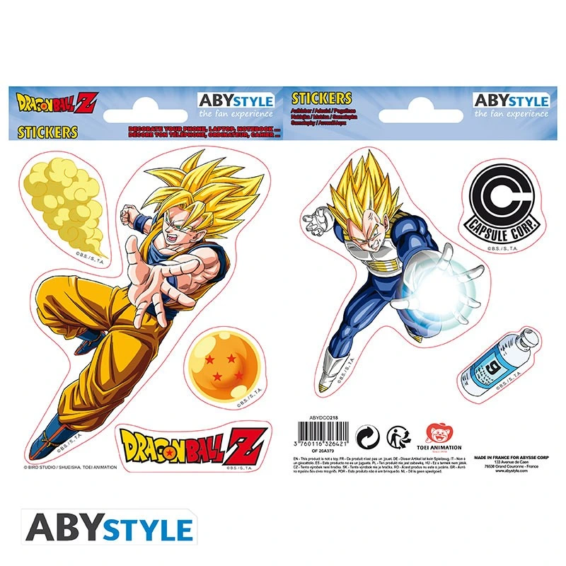 Abysse: Dragon Ball Z - Sticker (16 x 11cm) - Goku/Vegeta