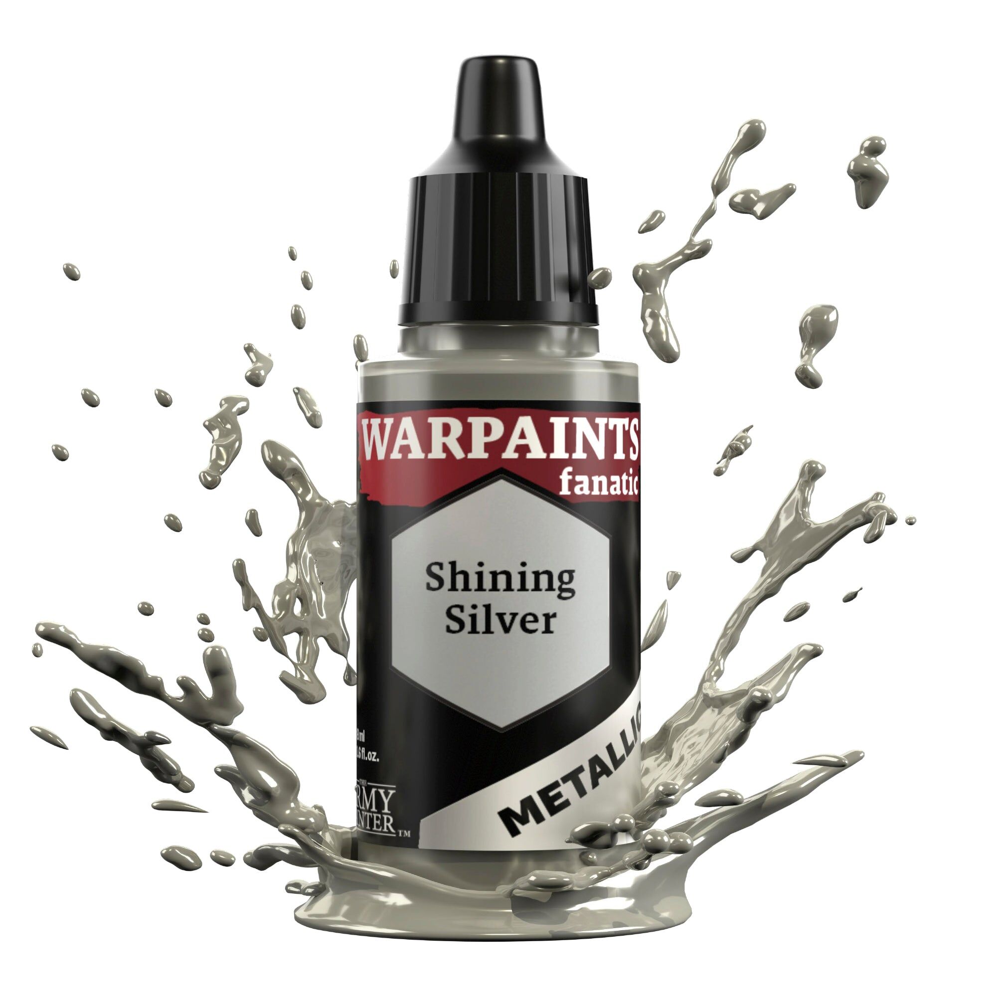 The Army Painter - Shining Silver - Warpaints Fanatic Metallic