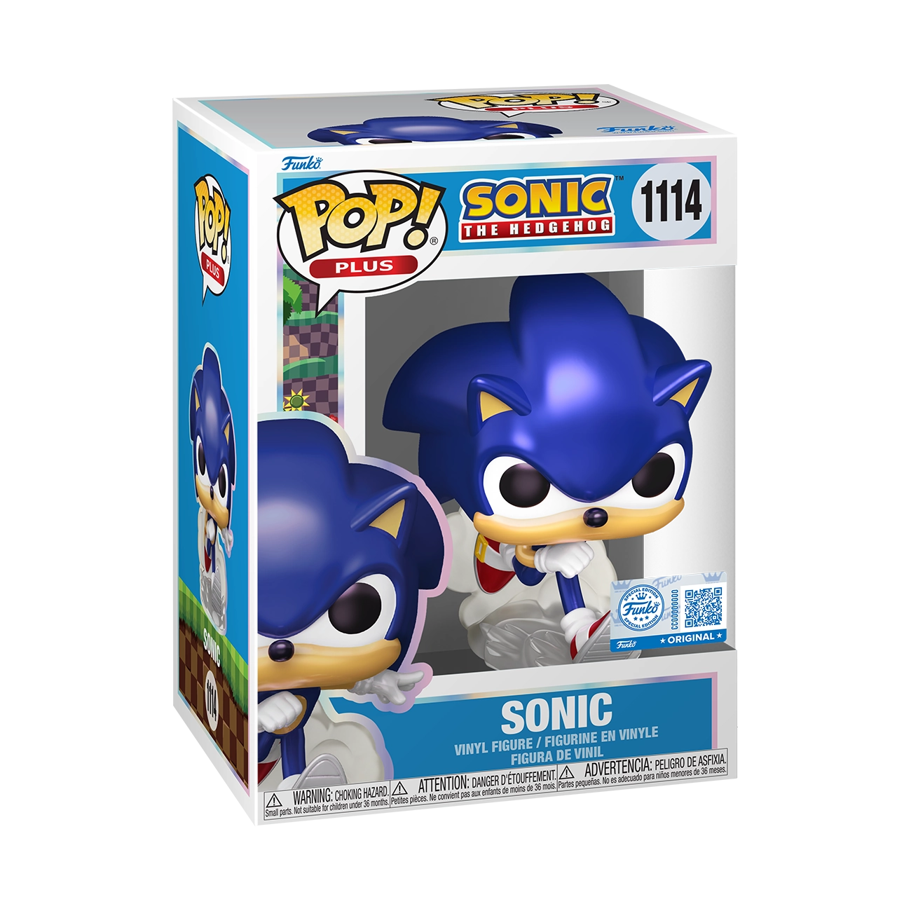 POP Plus: Sonic (Pearlescent) - Sonic the Hedgehog